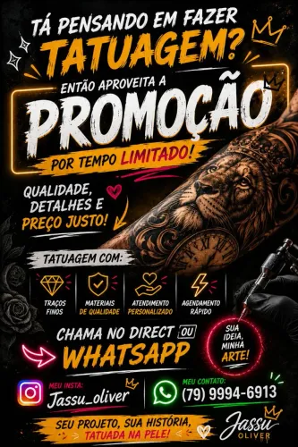 Tatuagem com preço promocional