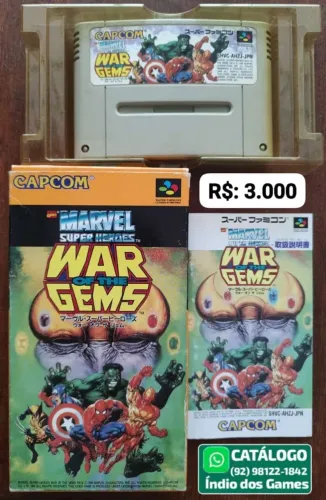 Marvel Super Heroes War Of The Gems = R$: 3.000