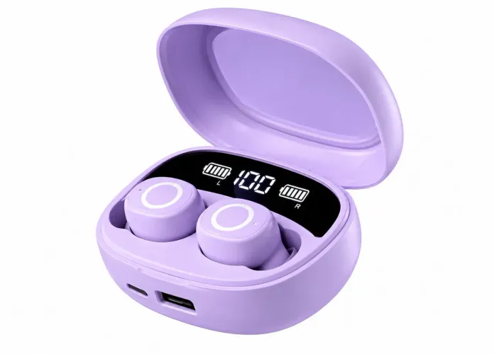 Fone de ouvido sem fio Lilás