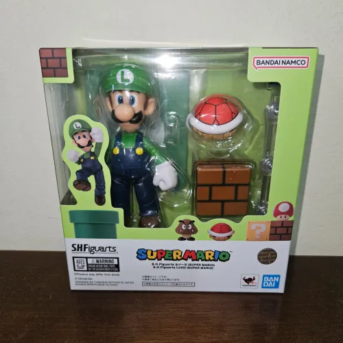 Sh figuarts Luigi(Relançamento) - Super Mario Nintendo 