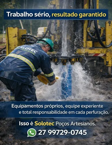 Poço Artesiano furado na Rocha * 