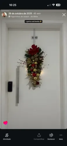 grilada de porta de porta de Natal