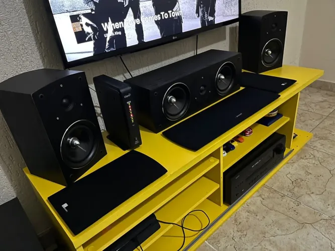 Home theater denon e pure acoustic