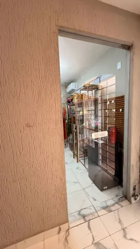 Porta de Vidro Temperado Blindex + Puxador Inox Grande - Completa