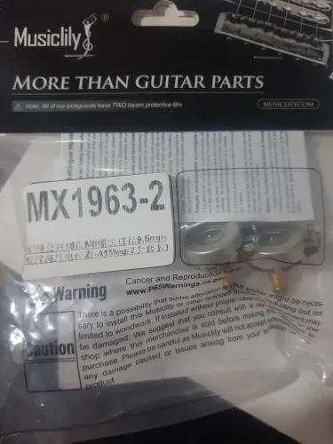 2 potenciômetros de 1M para guitarra