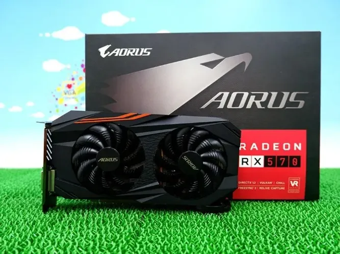 Placa de Video Gigabyte AORUS Radeon RX 570 4GB