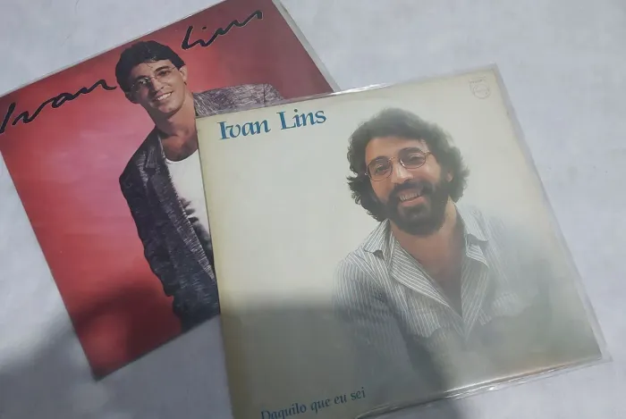 Lote 2 LPs Ivan Lins: Homônimo 1979 + Daquilo que eu sei 1980 - Zerados