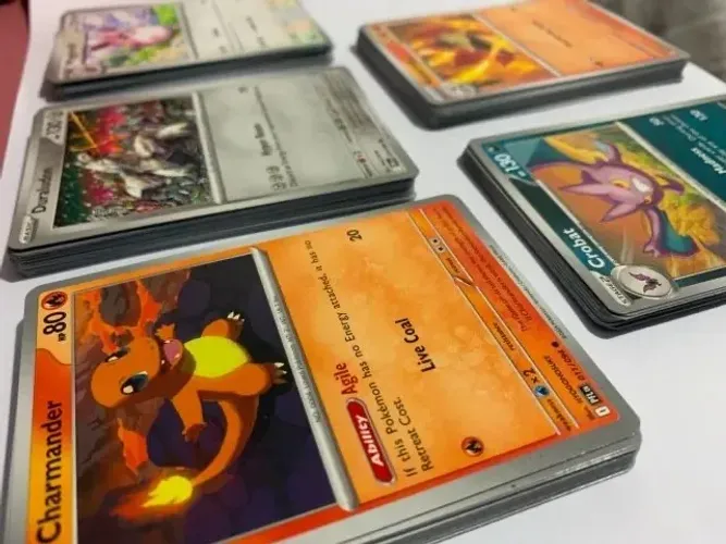 Bulk 100 Cartas Pokémon TCG Originais Inglês/Português