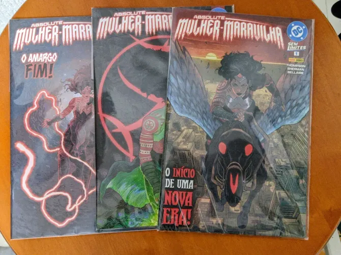 HQ Absolute Mulher-Maravilha - Vol. 1, 2 e 3