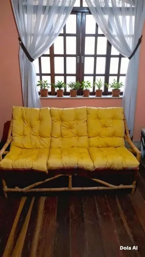 Sofá de vime 