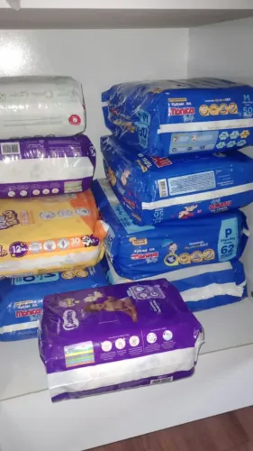 Fraldas NOVAS NA EMBALAGEM 