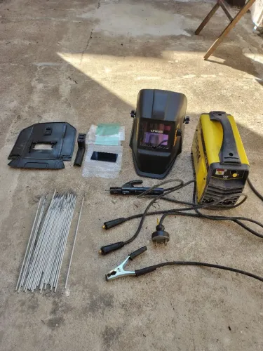 Máquina de Solda Tork KAB 180 Bivolt + Máscara Lynus | Usada 1x