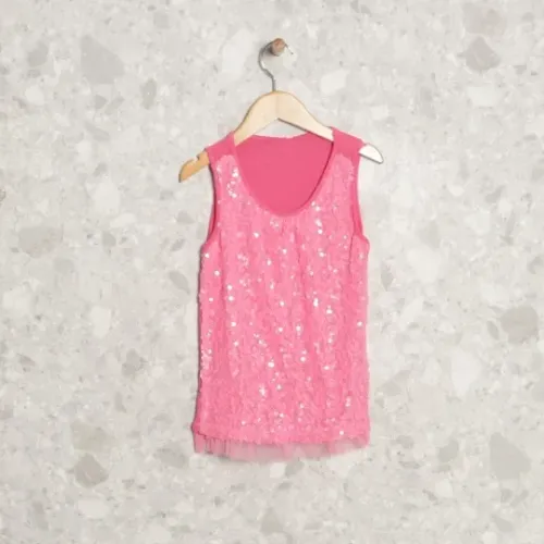 BLUSA ROSA PAETÊS FUZARKA