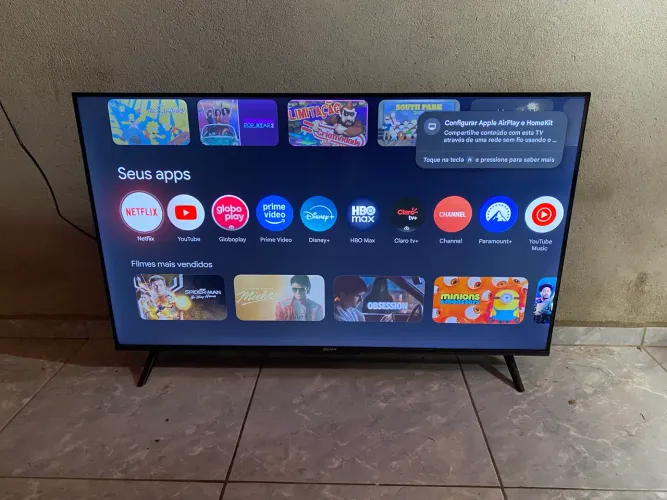 Tv semp 43 4k, somente 2 meses de uso
