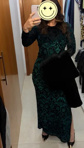 Vestido longo festa