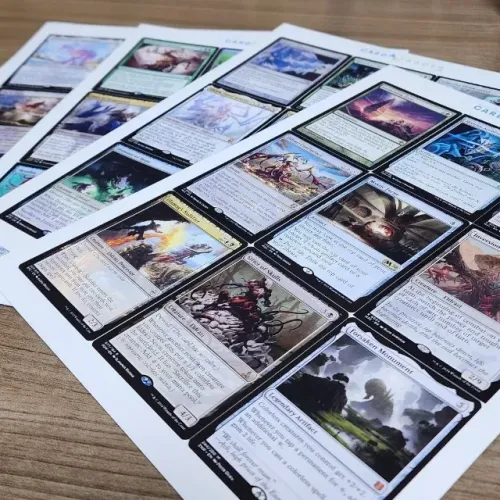 Proxies MTG - Commander - 108 Cartas - Lista Customizada - Sem Corte