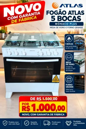 Fogão Novo Mônaco plus