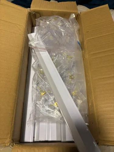 luminária hexagonal colmeia led 5 celulas