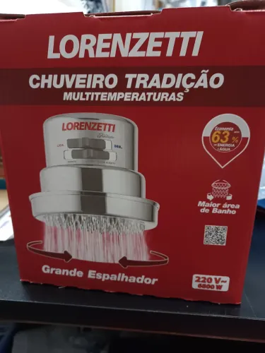 Chuveiro tradição lorenzetti 6800w