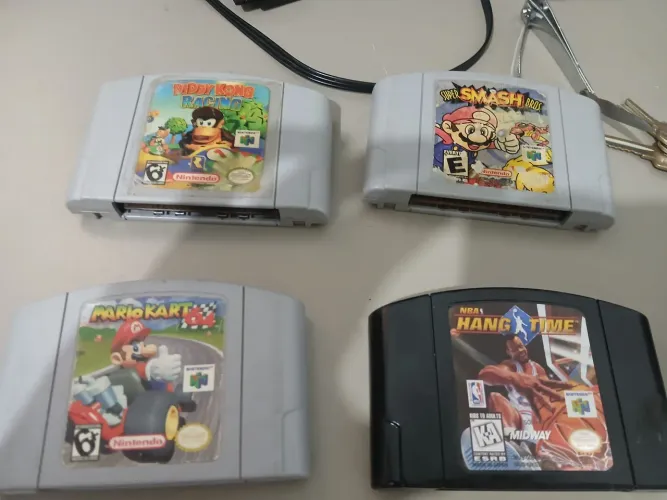 4 cartuchos nintendo 64