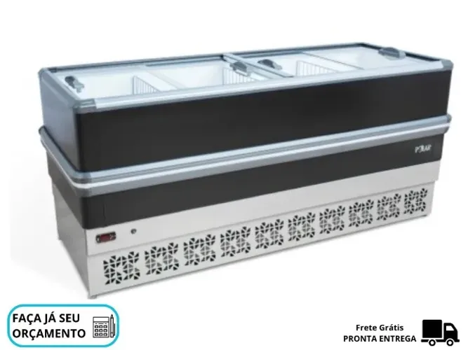 Ilha de Congelados Preta Polar 127/220v