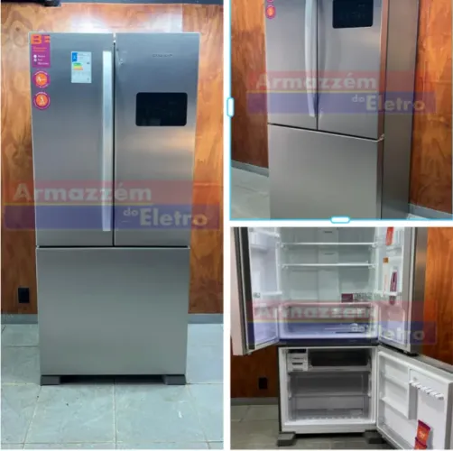 GELADEIRA 3 PORTAS BRASTEMP 554L "NOVA"