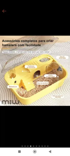 Gaiola para hamster