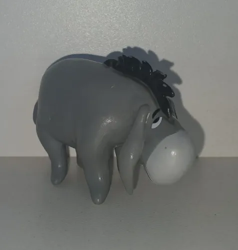 BONECO MINIATURA DISNEY BURRO BURRINHO IÓ URSINHO POOH PUFF ORIGINAL