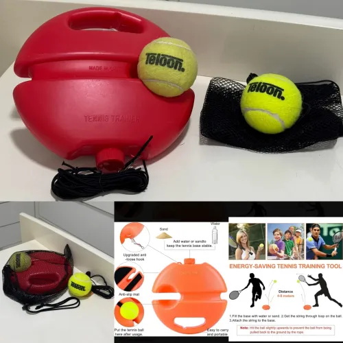 Tennis Trainer- TREINADOR NO PACOTE- C/BOLA E ELÁSTICO EXTRA- C/BOLSINHA