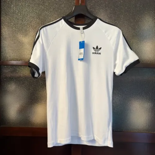 Camiseta Adidas Adicolor Classics 3 Stripes Branca Tamanho M