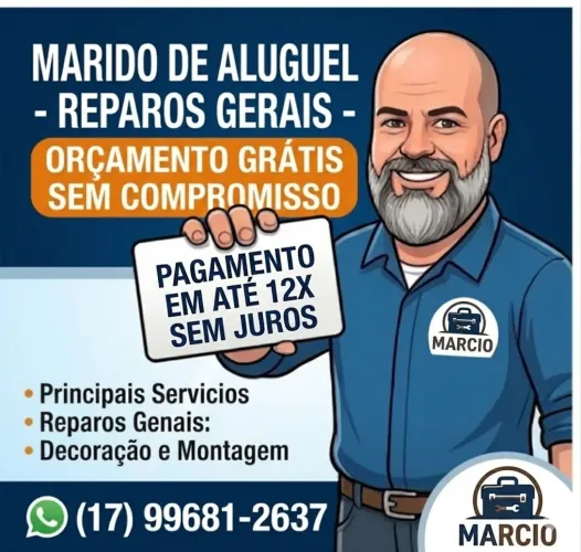 Marido de Aluguel em Rio Preto - Reparos, Elétrica, Hidráulica e Montagem