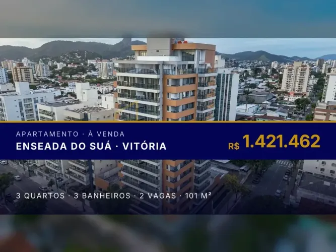 Viva com Conforto: Apartamento 3 Quartos em Bento Ferreira