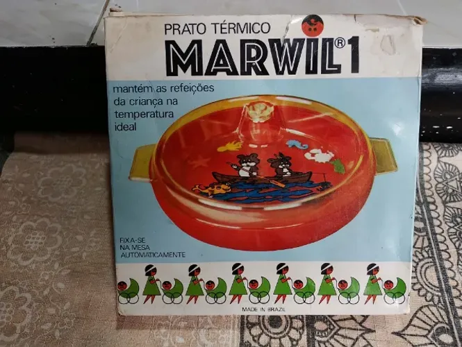 Prato Térmico Marwil 1 Anos 80 ( ler descrição)