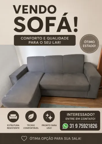 Sofá em ótimo estado