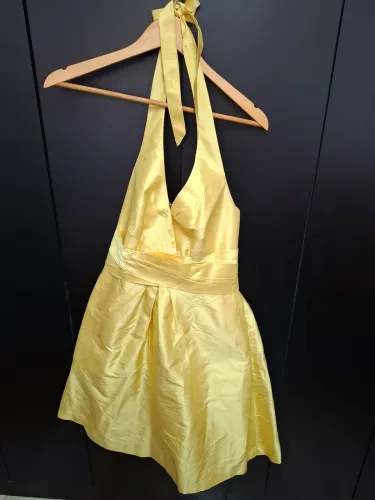 Vestido de Festa Americano 100% seda tam.M