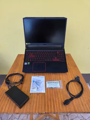 Notebook Gamer Acer Nitro 5 AN515-55-59T4, I5 10ª, 16GB, 512GB SSD, GTX 1650, Windows 11