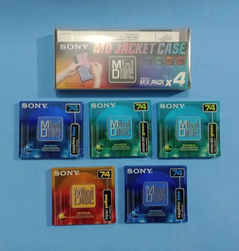 Lote Mini Disc Sony, Mini cds Gravaveis