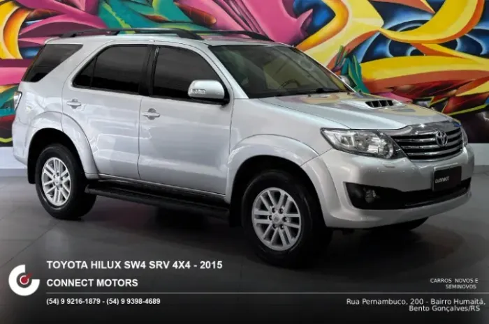 Toyota Hilux SW4 SRV D4-d 4X4 3.0 TDI Dies. AUT 2015