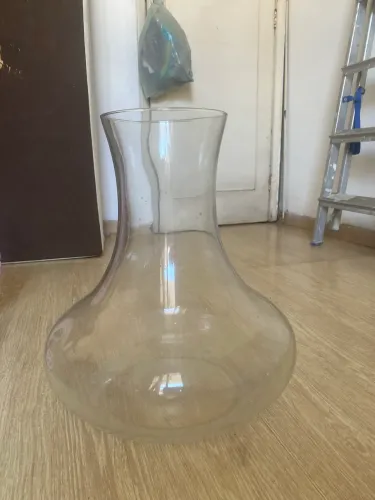 Vaso de vidro para adorno