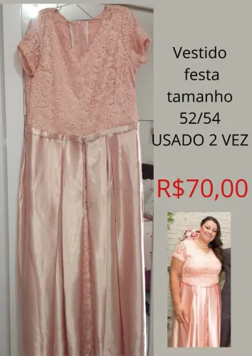 VESTIDOS FESTA PLUS SIZE SEMINOVOS