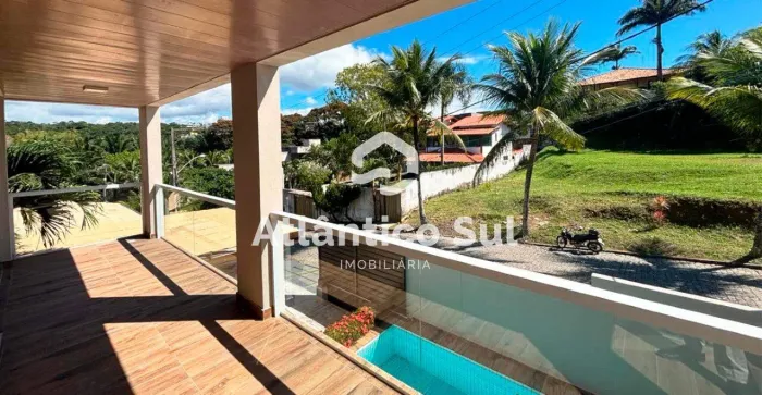 Ilhéus - Casa Duplex 4 Quartos, sendo 3 Suítes - Aluguel - Condomínio Aldeia Atlântida