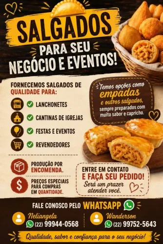 Salgados para revenda