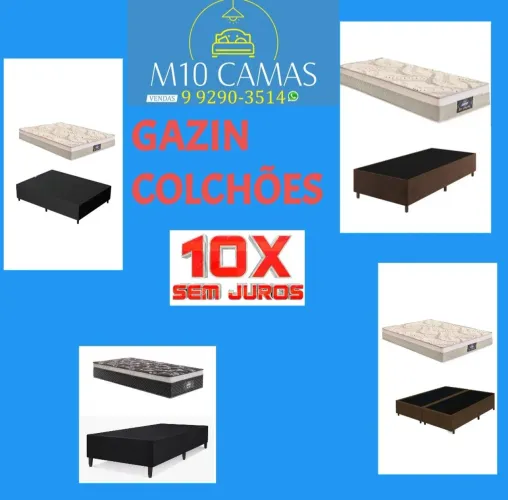 Cama box gazin # casal # Queen # solteiro # 10x sem juros no cartão