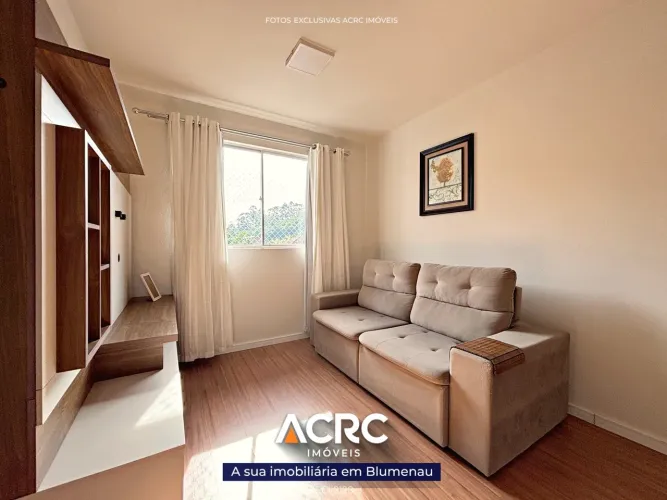ACRC Imóveis - Apartamento mobiliado no Bairro Tribess para locação