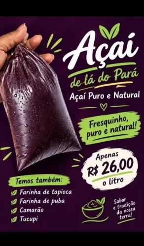 Açai puro e Natural