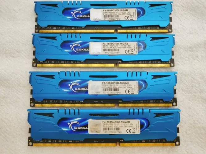 Memória RAM DDR3 16GB (2x8GB) G.Skill Ares 1866MHz