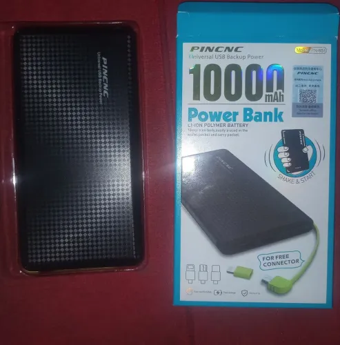 Carregador Portátil Pincnc Power Bank 1000 mAh
