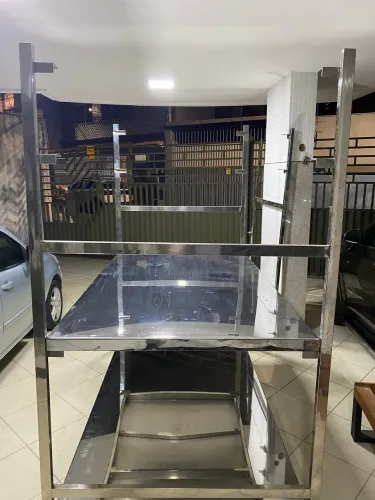 PRATELEIRA INOX