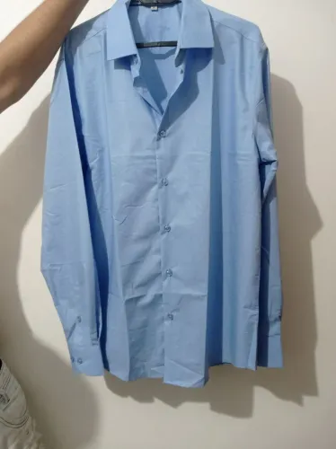 Blusa social azul