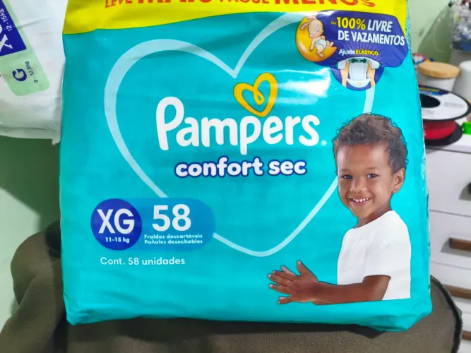 Fralda XG pampers